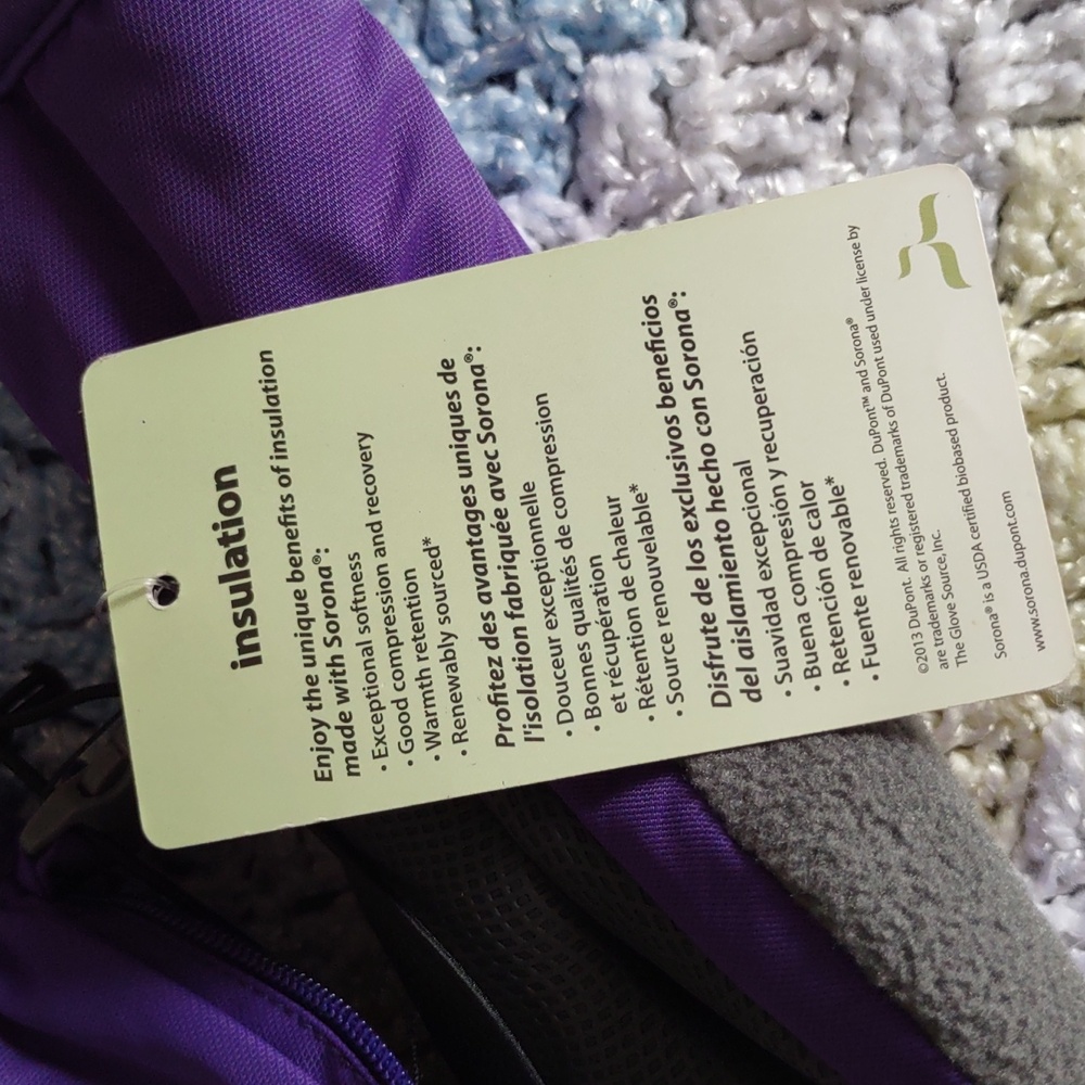 Head XXS Jr. Ski Mitten Purple Dupont Sorona - Picture 7 of 13